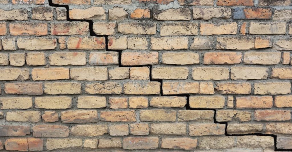 crack in home
